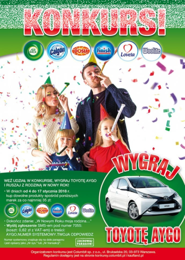 Konkurs "Ruszaj z rodziną w Nowy Rok!" Kaufland