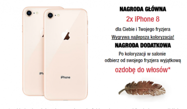 Wygraj iPhone 8 dla siebie i swojego fryzjera!