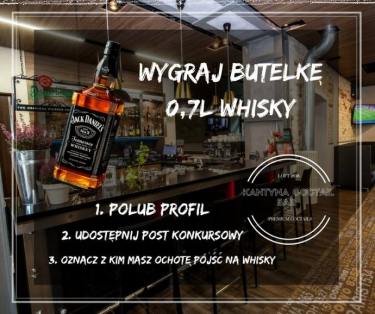 Wygraj butelkę Jack Daniel's w Kantynie, 18+
