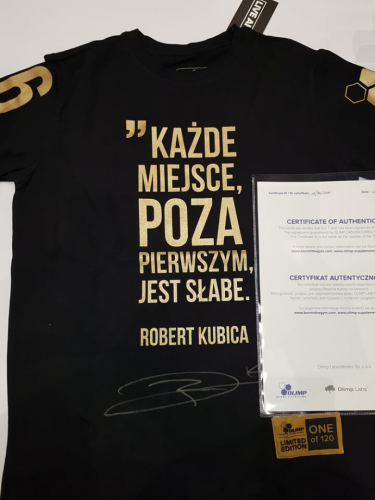 Wygraj koszulkę z autografem Roberta Kubicy