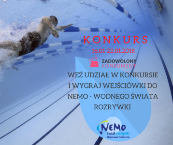 Dąbrowa Górnicza: Wygraj bilety do aquaparku NEMO