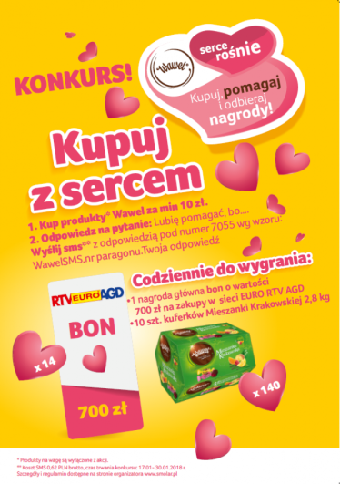 Konkurs Wawel "Kupuj z sercem" Mila