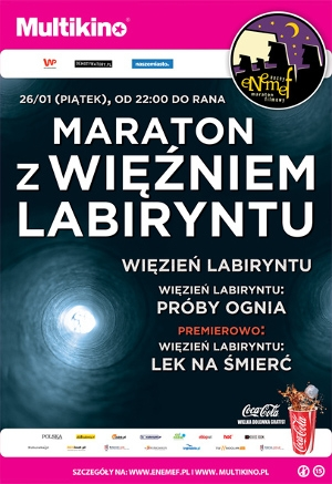 Gdańsk: Konkurs "ENEMEF: Maraton z Więźniem Labiryntu w Multikinie" do godz. 12:0