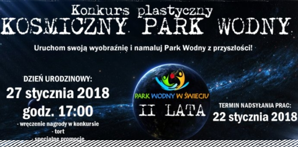 Świecie: Konkurs plastyczny "Drugie urodziny Parku Wodnego"