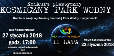 Świecie: Konkurs plastyczny "Drugie urodziny Parku Wodnego"