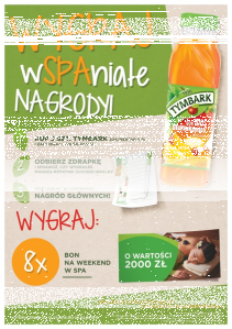 Loteria zdrapkowa Tymbark "Wygraj wSPAniałe nagrody"