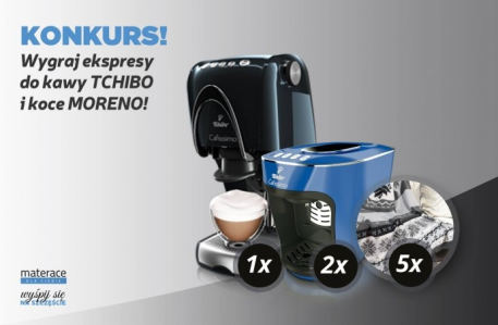Wygraj ekspresy do kawy Tchibo i koce moreno