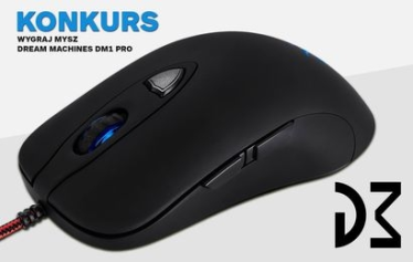Wygraj mysz dla graczy Dream Machines DM1 Pro