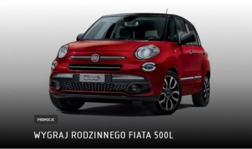 Wygraj rodzinnego Fiata 500L