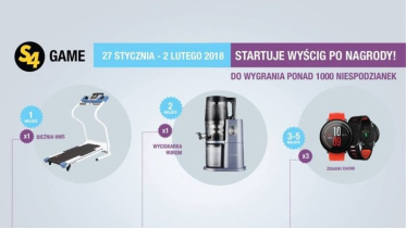 Konkurs "Wyścig po Nagrody w klubach S4 Fitness Club"