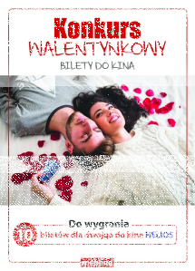 Konkurs "Walentynki z Mebline" - wygraj bilety do kina Helios