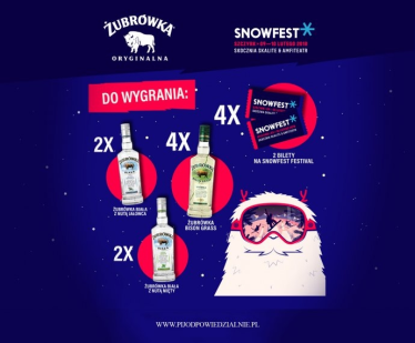 Konkurs "Żubrówka Snowfest" 18+
