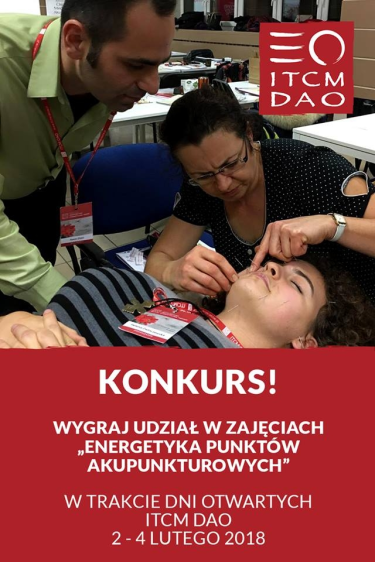 Wygraj udział w zajęciach "Energetyka punktów akupunkturowych" do godz. 18:00