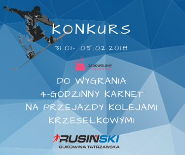 Wygraj karnet narciarski do Rusiń-ski