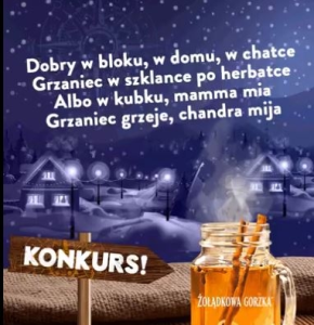 Konkurs "Zrymuj z Grzańcem na Żołądkowej Gorzkiej" 18+