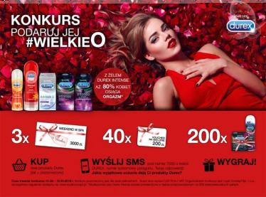 Konkurs "Podaruj jej wielkieO" w sklepach Tesco