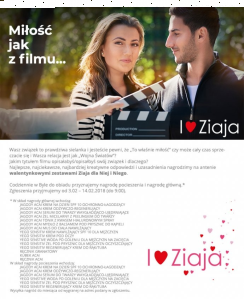 Konkurs "Miłość jak z filmu ..."