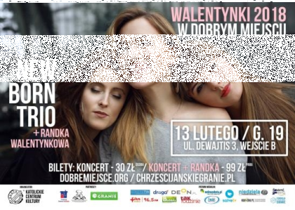 Warszawa: Wygraj podwójen zaproszenie na koncert walentynkowe New Born Trio