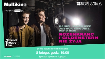 Wrocław: Wygraj podwójną wejściówkę na seans spektaklu "Rozencrantz i Guildenstern nie żyją" do godz. 12:00