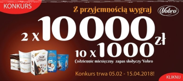 Konkurs fotograficzny "Słodkie chwile przyjemności z Vobro!"