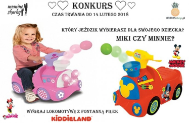 Wygraj jeździk z fontanną piłek