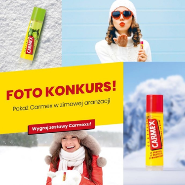 Konkurs fotograficzny "Pokaż Carmex w zimowej odsłonie"