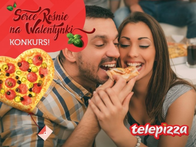 Konkurs "Telepizza – Wasze ulubione sceny filmowe, gdzie zakochani jedzą razem posiłek" do godz. 18:00