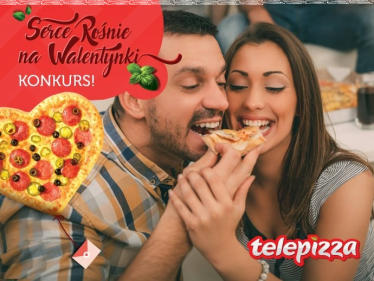 Konkurs "Telepizza – Wasze ulubione sceny filmowe, gdzie zakochani jedzą razem posiłek" do godz. 18:00