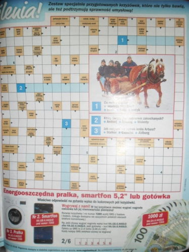 Konkurs "Krzyżówka Życie na gorąco" nr 6/2018