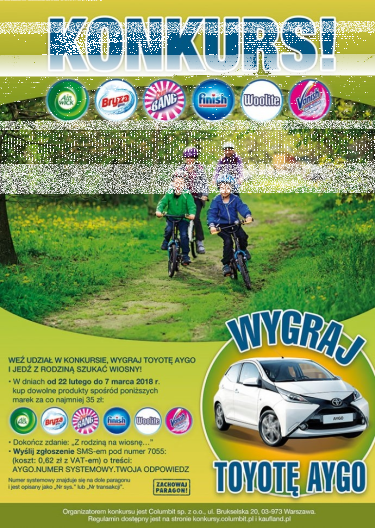 Konkurs "Jedź z rodziną szukać wiosny!" Kaufland