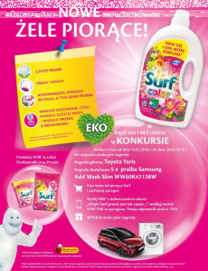 Konkurs "Z Surf wygrywasz na czysto" Biedronka