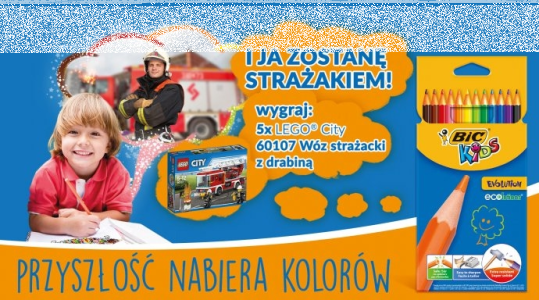 Konkurs plastyczny "I ja zostanę strażakiem" Makro Gdynia