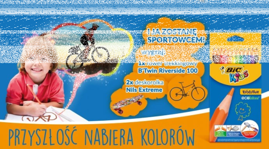 Konkurs plastyczny "I ja zostanę sportowcem" Leclerc Gdańsk