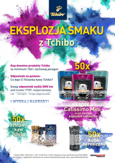 Konkurs "Eksplozja smaku z Tchibo" Intermarche