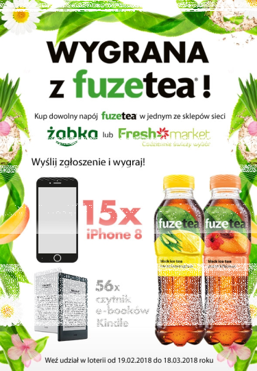 Loteria "Wygrana z FuzeTea" Żabka, Freshmarket