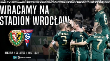 Wrocław: Wygraj podwójne bilety na mecz Śląsk Wrocław - Górnik Zabrze! do godz. 10:00