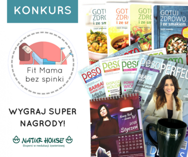 Konkurs "Dołącz do akcji i zostań #fitmamabezspinki tygodnia!"