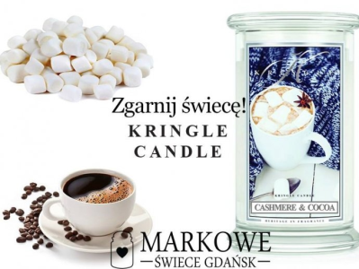 Wygraj dużą świecę Kringle Candle Cashmere & Cocoa