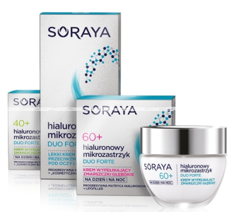 Wygraj zestaw kosmetyków Soraya Hialuronowy Mikrozastrzyk Duo Forte