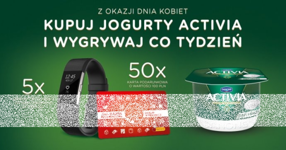 Konkurs "Kupuj jogurty Activia i wygrywaj co tydzień"