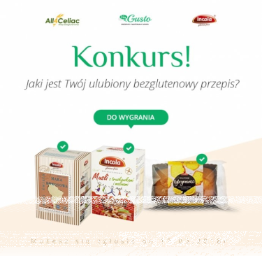 Konkurs "Jaki jest Twój ulubiony bezglutenowy przepis?"