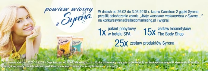Konkurs "Powiew wiosny z Syrena"