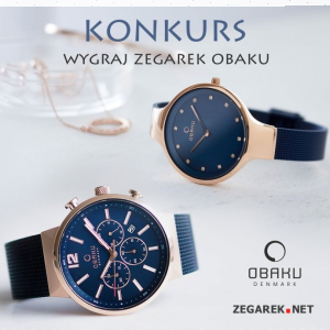 Konkurs "Zainspiruj się z Obaku i wygraj zegarek"