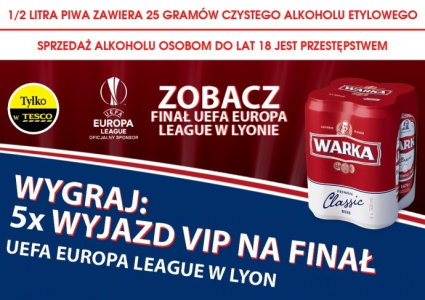 Konkurs "Warka w Tesco 2018" 18+