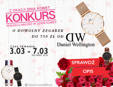 Konkurs "Podaruj Miłość w Dzień Kobiet"