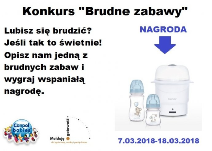 Konkurs "Brudne zabawy"