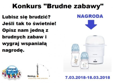 Konkurs "Brudne zabawy"