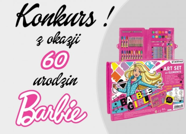 Wygraj zestaw artystyczny Barbie składający się z 68 elementów