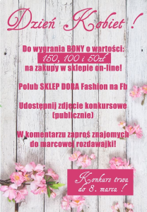 Wygraj bony do sklepu DORA Fashion