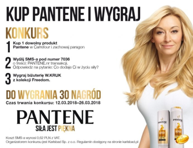 Konkurs "Rozwiń skrzydła z Pantene" Carrefour